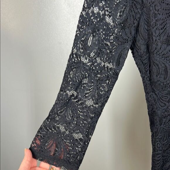 As U Wish Elegant Black Lace Dress - Picture 5 of 8